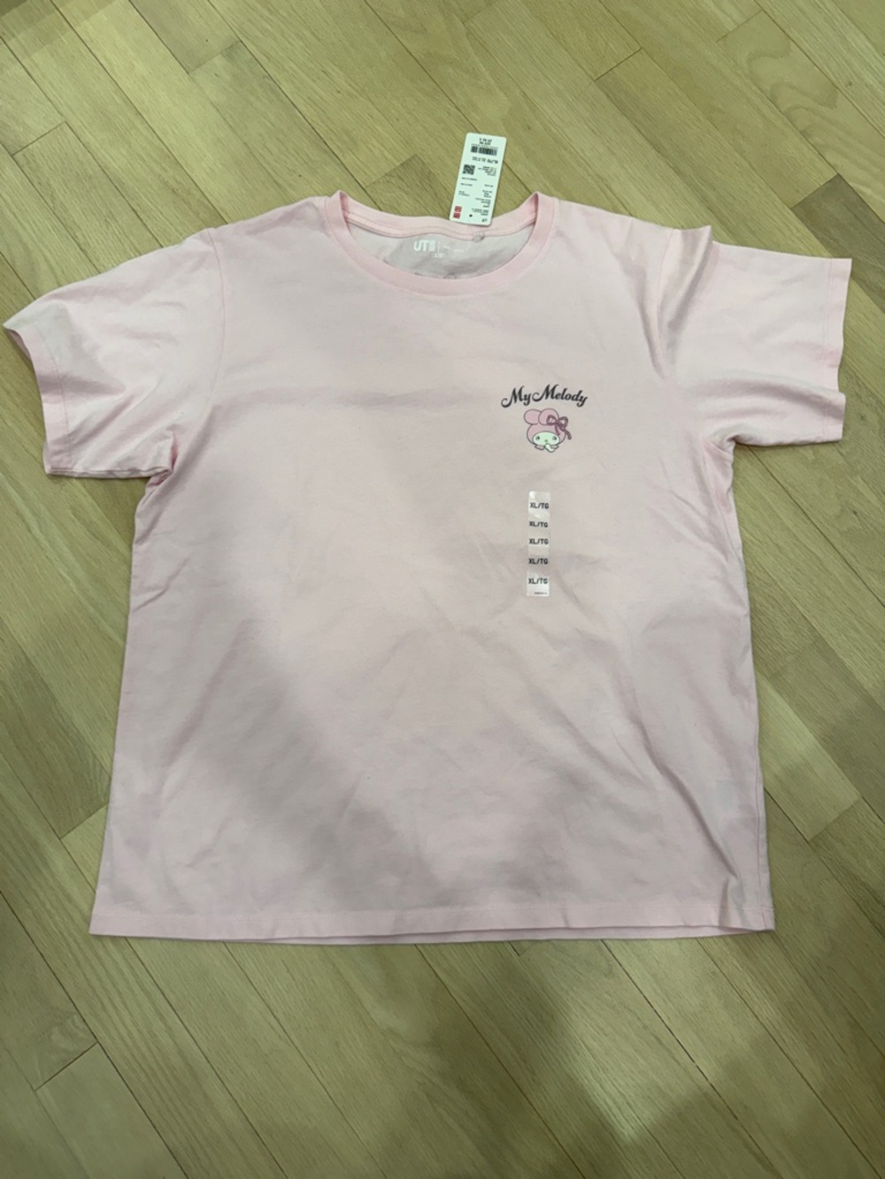 Uniqlo My Melody Pink Short Sleeve Tee